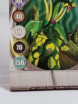 Bakugan Battle Brawlers Metal Gate Card Silver The Spires 8/48c - Image 4