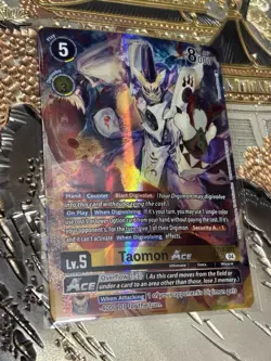 Digimon Card Game Taomon ACE BT19-037 SR Alt Art - Image 1