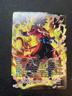 SS4 Son Goku, Prismatic Burst Aegis 2021 Anniversary Dragon Ball Super Card TCG - Image 3