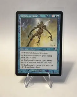 Pemmin's Aura Magic: The Gathering Blue Enchantment Card Scourge - Image 1
