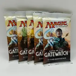 5x MTG Oath Of The Gatewatch Sealed English Booster Packs English Magic Cards - Image 1