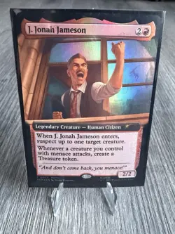 J. Jonah Jameson FOIL MTG Magic The Gathering Spider-Man Promo Magiccon Atlanta - Image 1