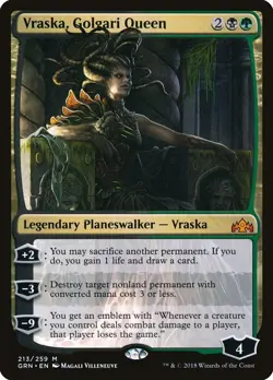 NM - Normal - Vraska, Golgari Queen - 213 - Guilds of Ravnica - Image 1