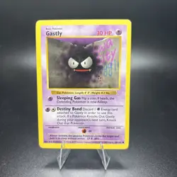 Gastly MP Shadowless Base Set 50/102 Pokemon TCG Regular - Image 1
