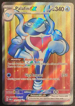 Palafin ex Full Art UR 193/167 Pokemon TCG S&V Twilight Masquerade Ultra Rare NM - Image 1