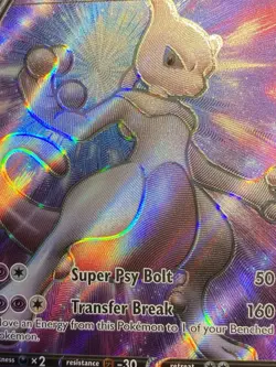 Mewtwo V Full Art SWSH229 Pokemon TCG SWSH Black Star Promos NM - Image 3