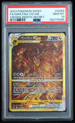 2023 Giratina VSTAR #GG69/GG70 Crown Zenith PSA 10 Pokemon Card - Image 1