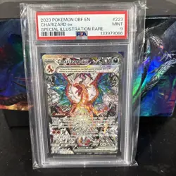 Charizard ex 223/197 SV03: Obsidian Flames Holo Graded Psa 9 Mint Pokemon Card - Image 1