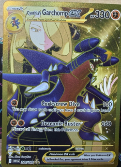 CYNTHIA'S GARCHOMP EX 2025 POKEMON DESTINED HYPER RARE 241/182 - Image 1