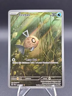 2024 Pokemon Feebas Illustration Rare SV08: Surging Sparks 198/191 NM - Image 1