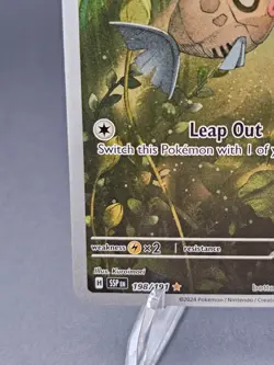 2024 Pokemon Feebas Illustration Rare SV08: Surging Sparks 198/191 NM - Image 5