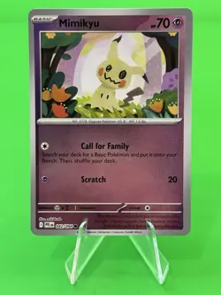 Pokemon Mimikyu Phantasmal Flames Reverse Holo Common 042/094 NM!!! - Image 1