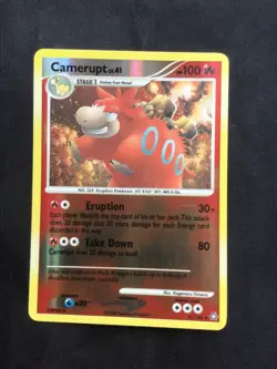 Pokemon Cards: Legends Awakened Reverse Holo: Camerupt 47/146 - Image 1