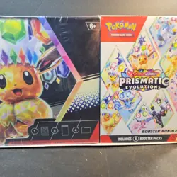 Pokemon Prismatic Evolutions Surprise Box 2-Pack Booster Bundle | *NEW & SEALED* - Image 3