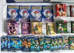Massive Lot 850+ Vintage Pokemon & Pocket Monsters Cards + Extras - No Holos - Image 4
