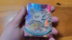 Topps Chrome Pokemon Tcg Mankey #56 Spectra Holo Near Mint Free Shipping - Image 2
