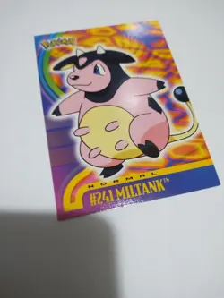 Mint/Nm 2001 Topps Pokemon TV Animation Edition - Johto Series 1 Miltank #241 - Image 1