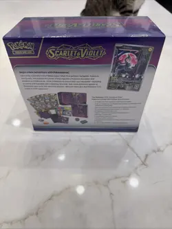 Scarlet and Violet Base Set Pokemon Center Exclusive ETB Miraidon Art SEALED - Image 2