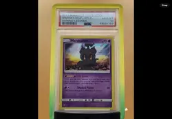 2017 POKEMON SUN & MOON SHINING LEGENDS #45 MARSHADOW-HOLO SHINING LEGENDS PSA10 - Image 1