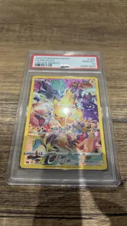 Pokemon TGC 2023 SWSH Sword Shield Pikachu Crown Zenith PSA 10 GEM - Image 1