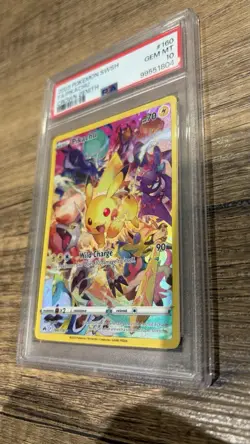 Pokemon TGC 2023 SWSH Sword Shield Pikachu Crown Zenith PSA 10 GEM - Image 5