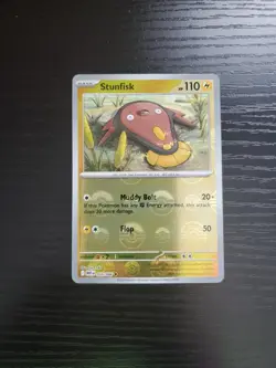 Pokemon SV: White Flare - Stunfisk - 035/086 - Poke Ball Pattern - Image 1