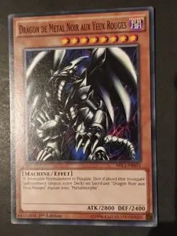 Yu-Gi-Oh ! - Dragon de Metal Noir aux Yeux Rouges - MIL1-FR035 - Commune - Image 1
