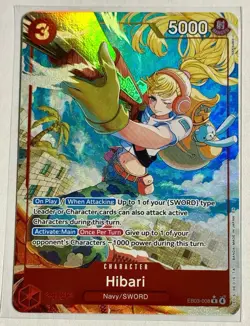 Hibari (Alternate Art) EB03-008 Extra Booster: One Piece Heroines Edition X2 - Image 2