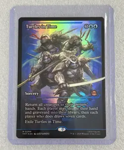 Turtles In Time Showcase Foil MTG TMNT M 0284 - Image 1