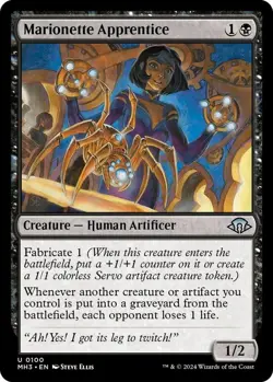 Marionette Apprentice MTG Modern Horizons 3 Regular NON-FOIL - Image 1