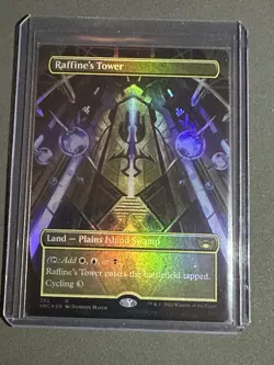 MTG - Raffine's Tower - Borderless FOIL- Streets of New Capenna #292 - Image 1