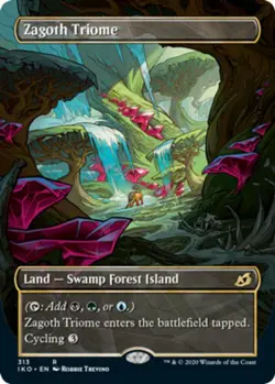 [1x] Zagoth Triome - Foil - Showcase Near Mint, English Ikoria: Extras MTG Magic - Image 1