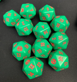 MTG Teenage Mutant Ninja Turtles TMNT Spindown D20 dice - Red - Image 1