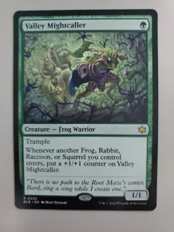 MTG Valley Mightcaller Bloomburrow 0202 Regular Rare - Image 1