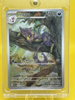 2025 Pokemon SV White Flare WHT EN Liepard Illustration Rare 137/086 - Image 1