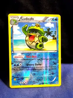 2013 Pokemon Black & White Plasma Storm Ludicolo #31/135 Reverse Holo - EX+/NM- - Image 2