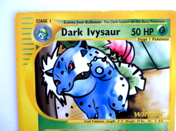 Pokemon Dark Ivysaur Oversized Jumbo Card, Best of Game Winner HP - Image 4