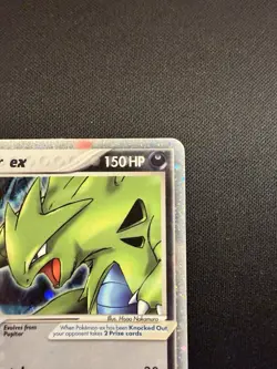 Pokemon TCG Tyranitar ex 17/17 EX Holo Ancient Rare Card 2004 - Image 3
