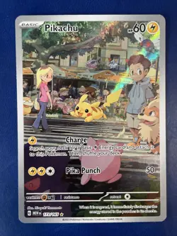 Pokemon Pikachu TCG Card 173/165 SV Scarlet & Violet 151 Secret Art Rare NM/MINT - Image 1