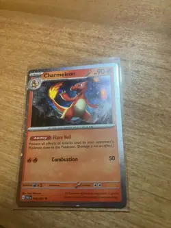 Pokemon Scarlet & Violet Paldean Fates 008/091 Charmeleon Cosmos Holo NM/M PF - Image 1