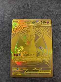 Mega Charizard Y EX 294/217 Gold Hyper Rare, Ascended Heroes, Pokemon TCG (NM) - Image 1