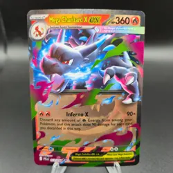 Mega Charizard X EX 013/094 Pokemon Card - Me02: Phantasmal Flames - NM - Image 1