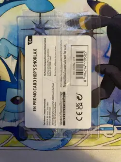 Pokemon Hop's Snorlax GameStop Promo Cosmos Holo Stamped 117/159 Holo - Image 2
