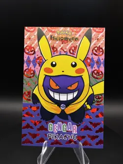 Gengar Pikachu Poncho Holo Box Hit - Halloween Card Database - Pokemon Peru - Image 2