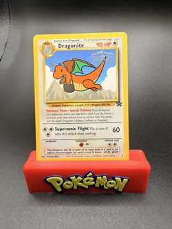 Dragonite 5 1999 WB Movie Black Star Promo Rare WOTC Nintendo Pokemon LP - Image 1