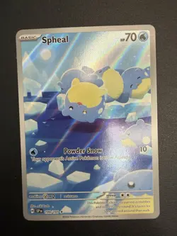 Pokemon Card - Spheal 199/191 Illustration Rare - Surging Sparks - Image 1