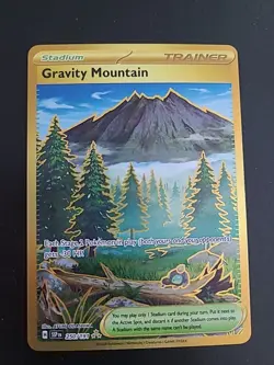 Gravity Mountain - 250/191 - Pokemon Surging Sparks Hyper Secret Rare NM - Image 1
