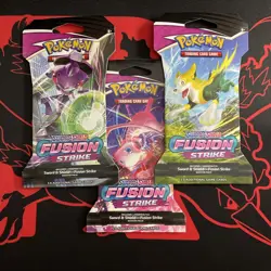 Pokemon TCG Fusion Strike Sleeved Booster Pack (Random Artwork) - Sealed 820650809163 - Image 1