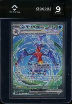 Carte Pokemon Carchacrok-ex 245/182 Faille Paradoxe Francais - Image 1