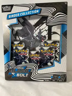 Pokemon TCG Scarlet & Violet Black Bolt Binder Collection BRAND NEW SEALED - Image 1